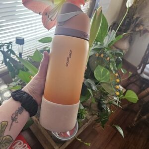 Colorpop Orange and Cream Water Bottle